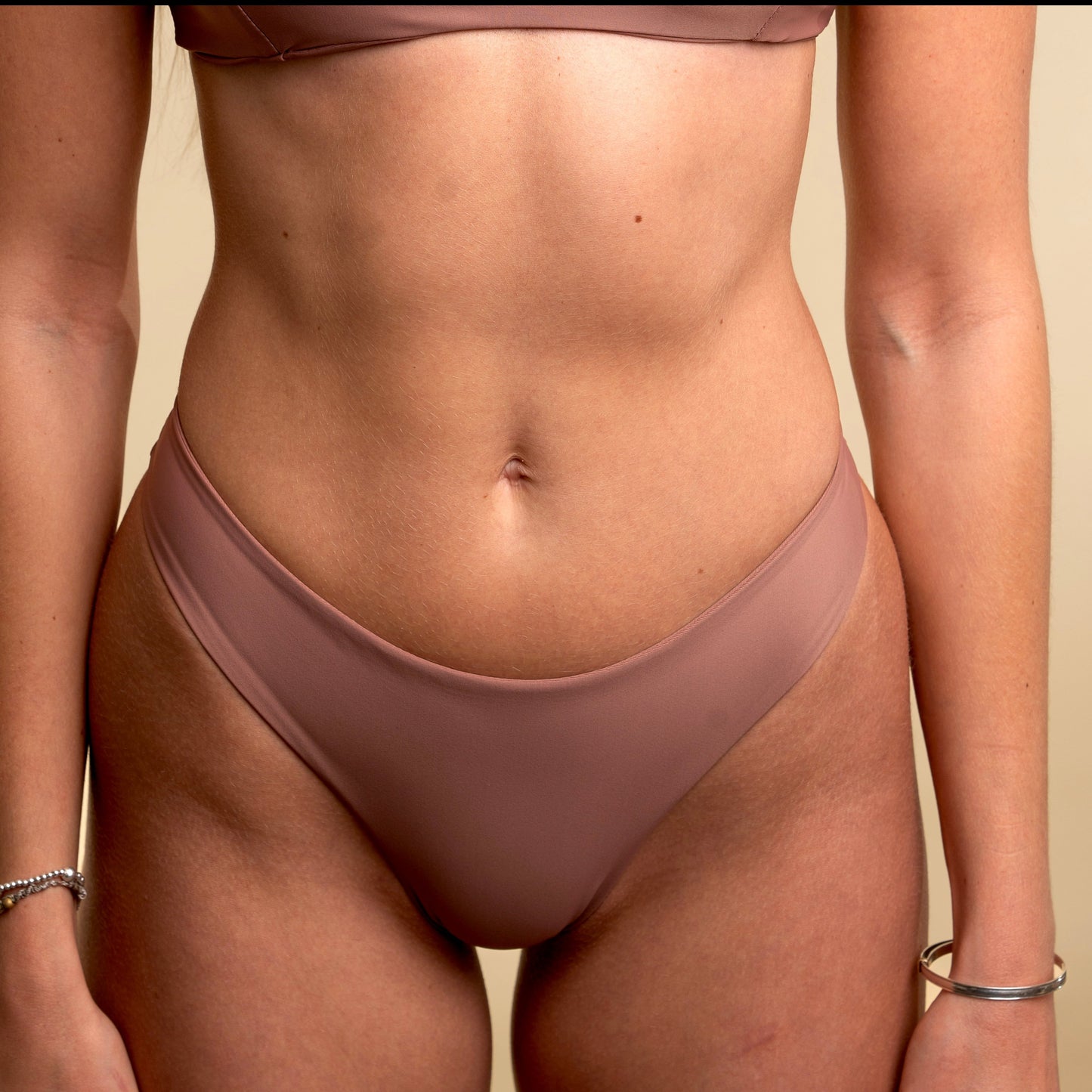 Rose Taupe Bali Bikini Bottom